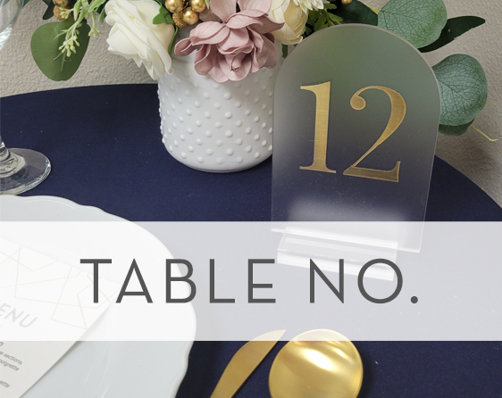 Table Number Category